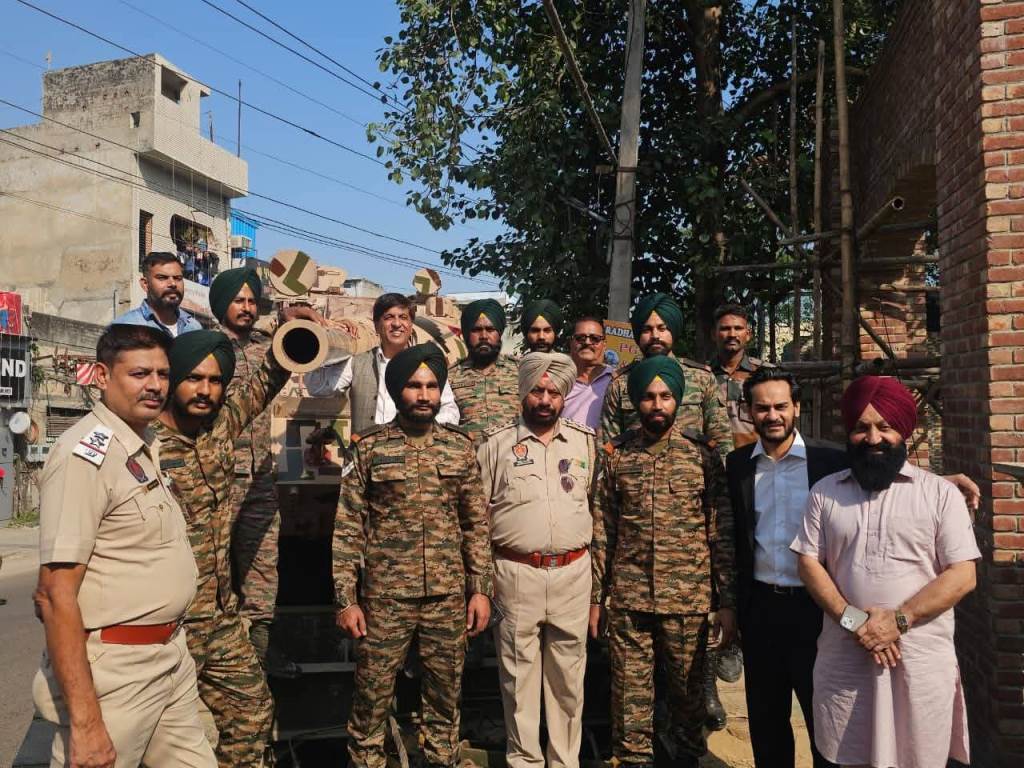Hoshiarpur gets honour MLA Jimpa dedicates 1971 heritage T55 war tank to city residents